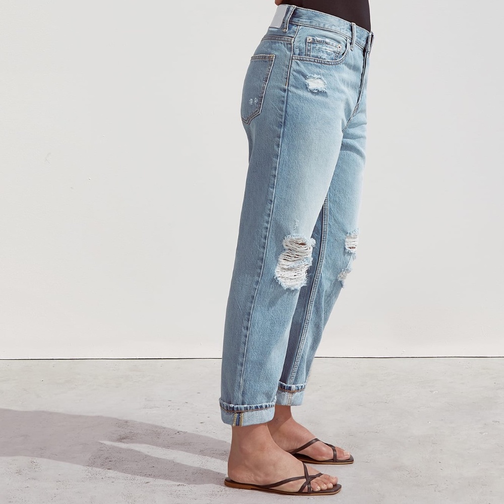 Everlane - The Edition 03 Destructed Oversized Jean - sz 33